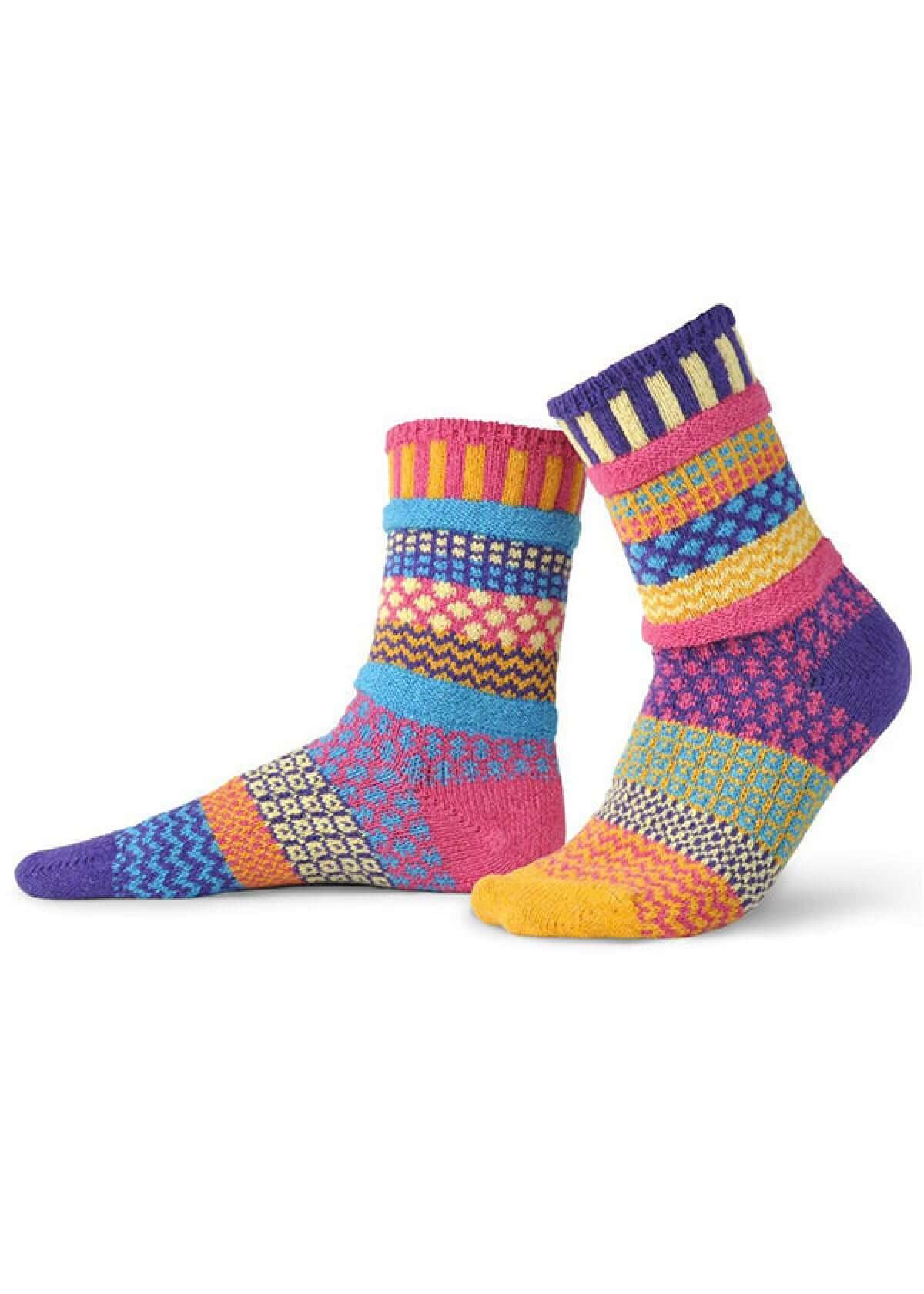 SUNNY Knitted Crew Socks Made in USA
