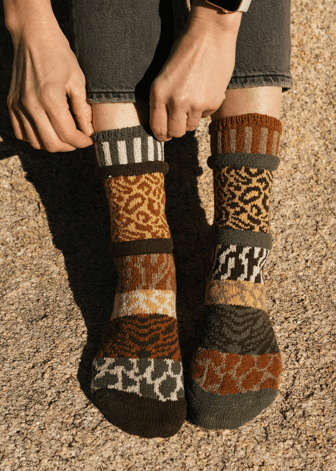 SAVANNAH Knitted Crew Socks