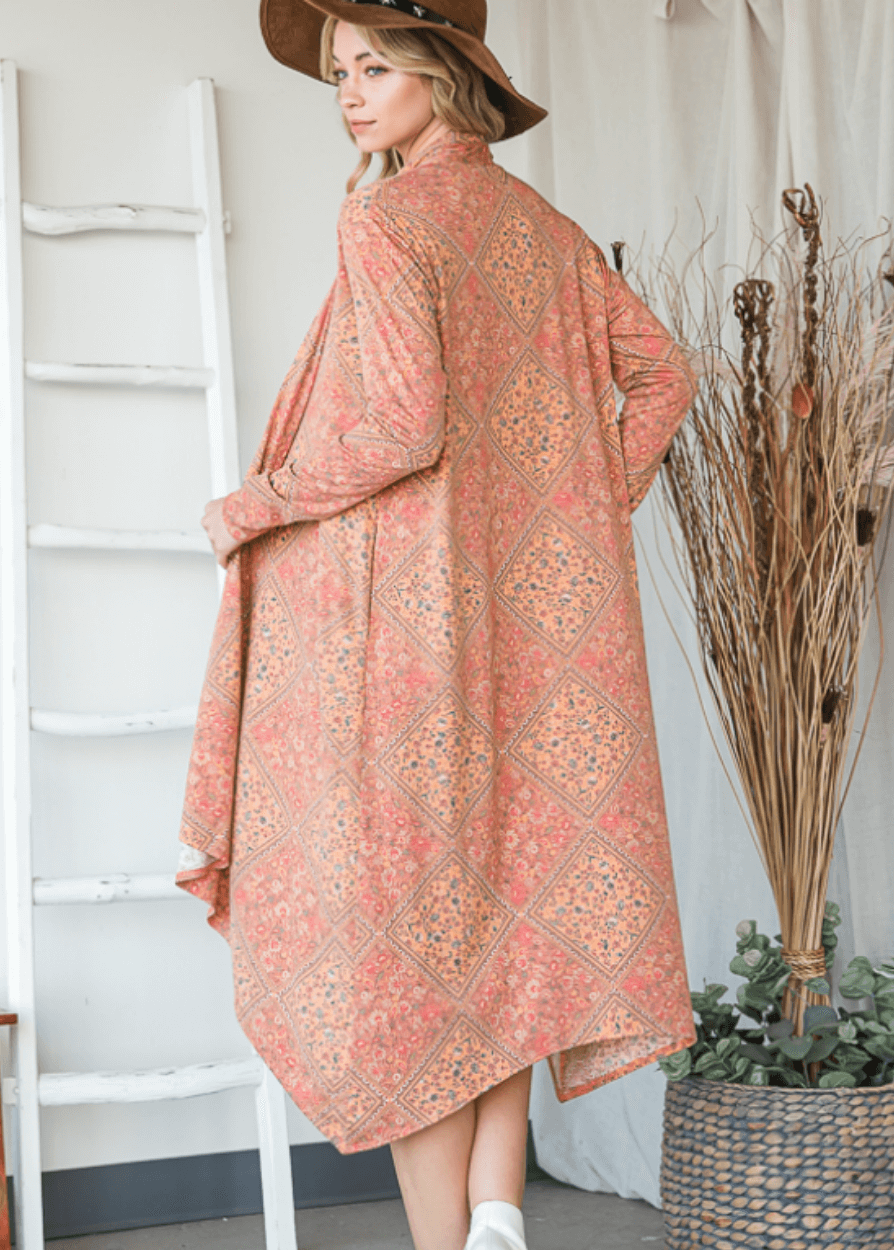 Willow Bohemian Vibes Long Cardigan