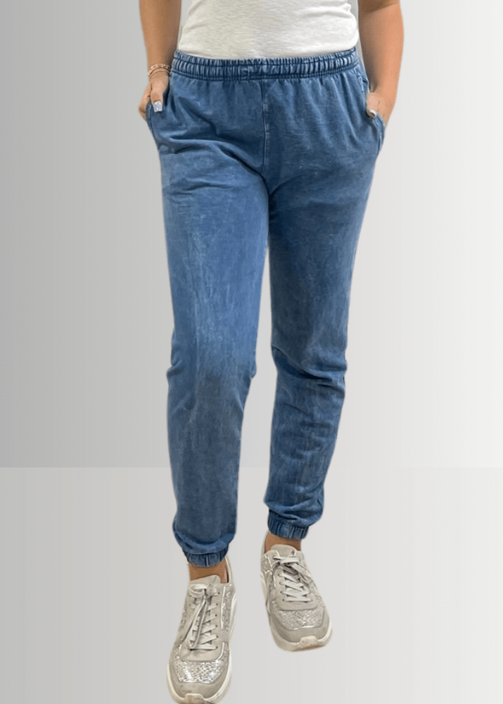 All Day French Terry Pocket Joggers in Black