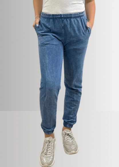 All Day French Terry Pocket Joggers in Black