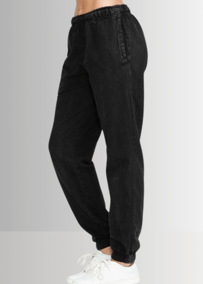 All Day French Terry Pocket Joggers in Mauve