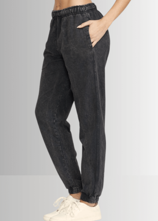 All Day French Terry Pocket Joggers Dark Ash Grey