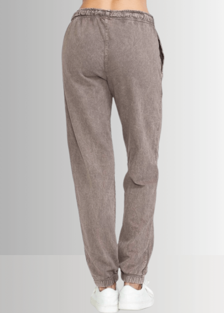 All Day French Terry Pocket Joggers in Black