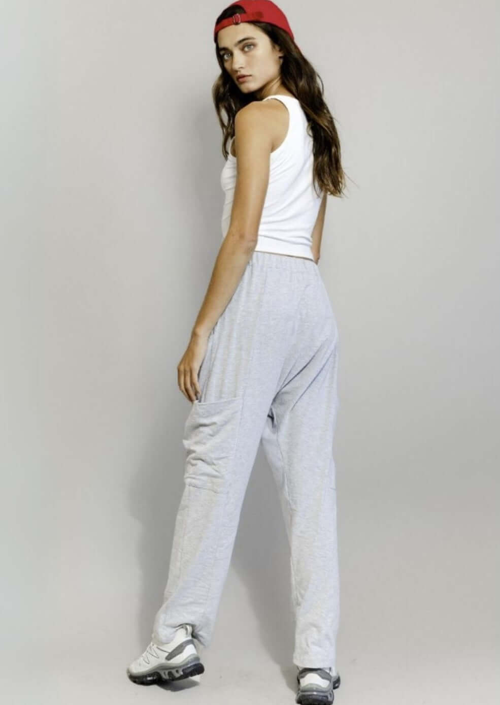 Bucket List Patch Pocket Baggy Pants CLEARANCE FINAL SALE