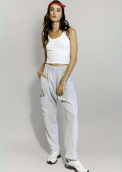 Bucket List Patch Pocket Baggy Pants CLEARANCE FINAL SALE