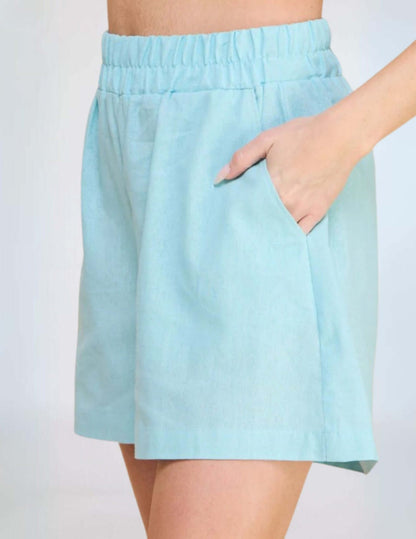 Amari Linen Blend Walking Shorts CLEARANCE FINAL SALE