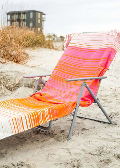 Striped 3 in 1 Turkish Cotton Beach Bag