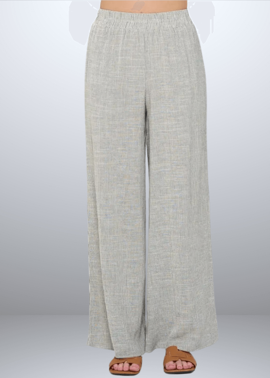 Jane Casual Striped Wide Leg Pants
