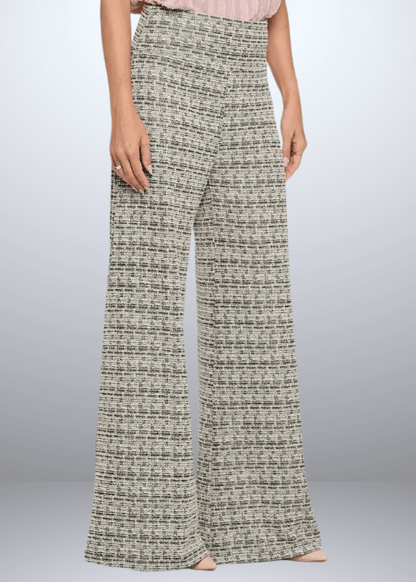 Payton Plaid Tweed Knit Pants