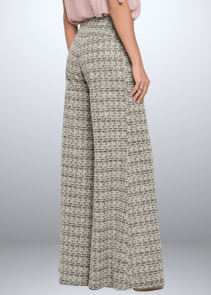 Payton Plaid Tweed Knit Pants