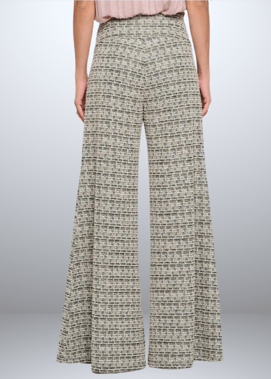 Payton Plaid Tweed Knit Pants