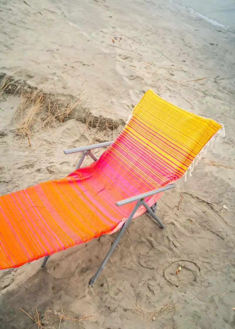 Striped 3 in 1 Turkish Cotton Beach Bag