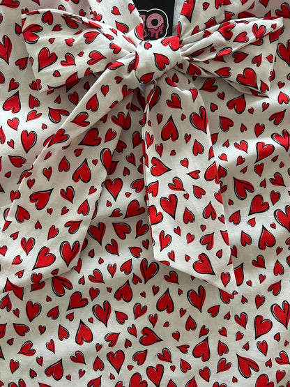 Hearts Bow Top
