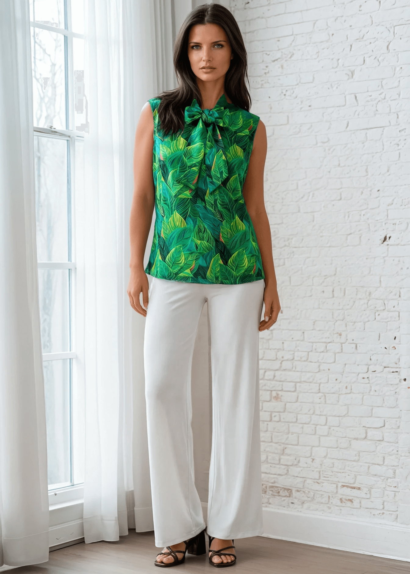 Leaves Bow Top
