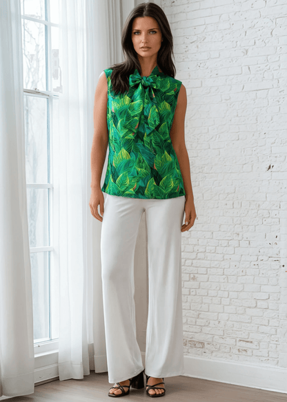 Leaves Bow Top