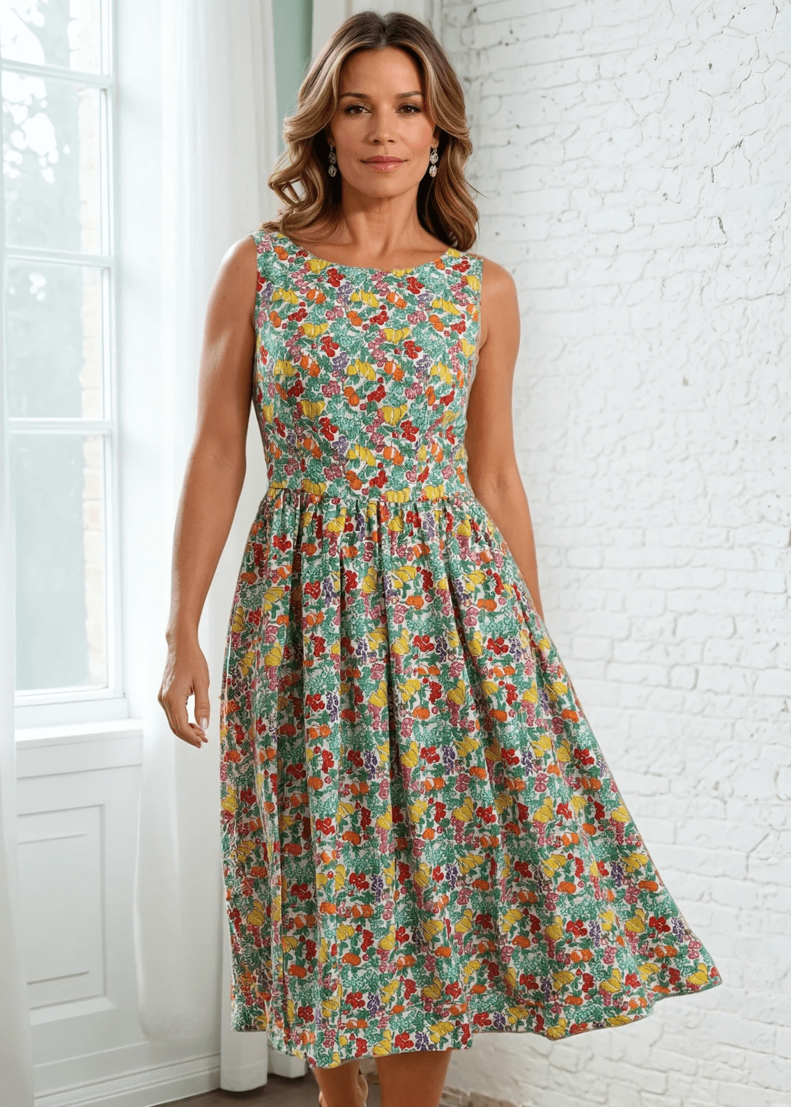 Farmer's Market Midi Dress