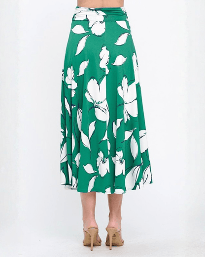 Marie Floral Print Maxi Skirt