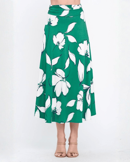Marie Floral Print Maxi Skirt