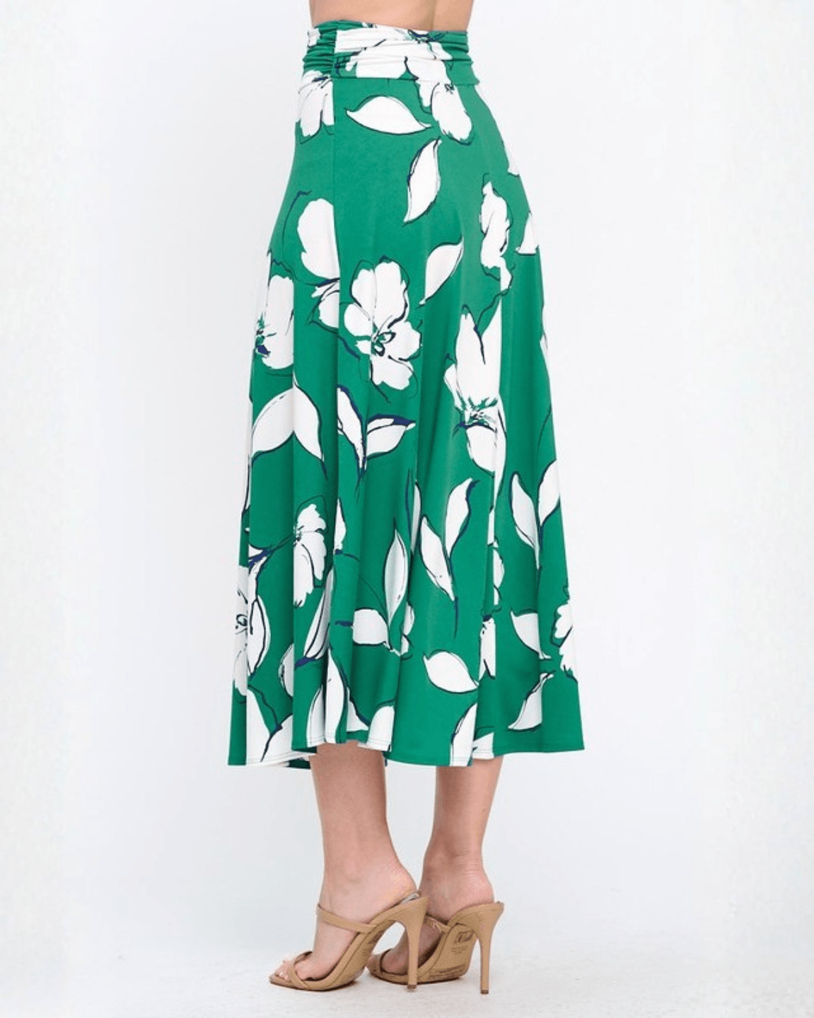 Marie Floral Print Maxi Skirt