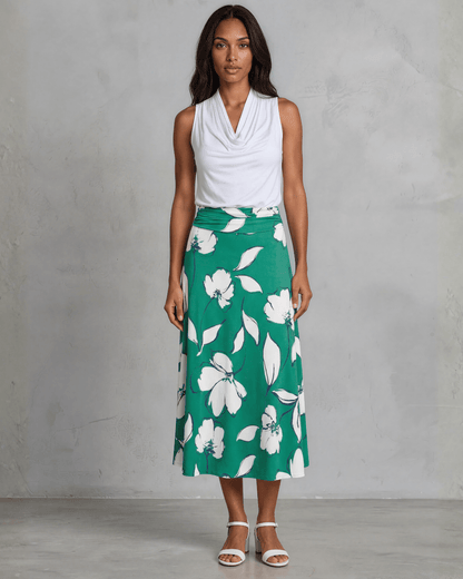 Marie Floral Print Maxi Skirt