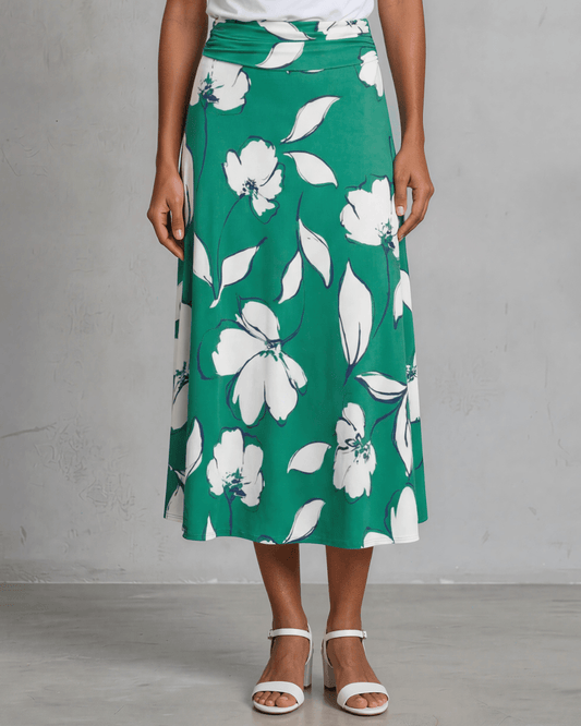 Marie Floral Print Maxi Skirt