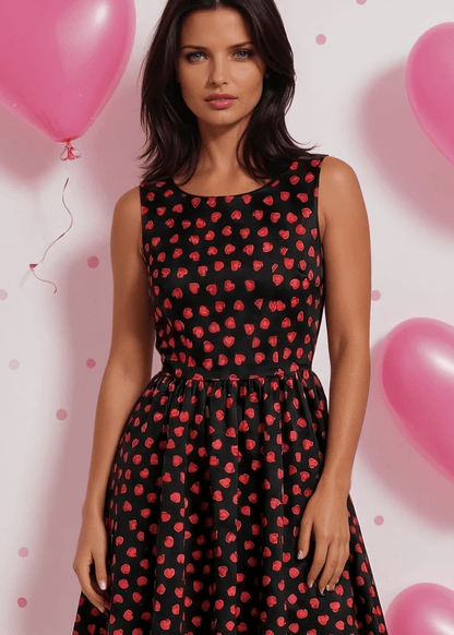 Hearts Midi Dress
