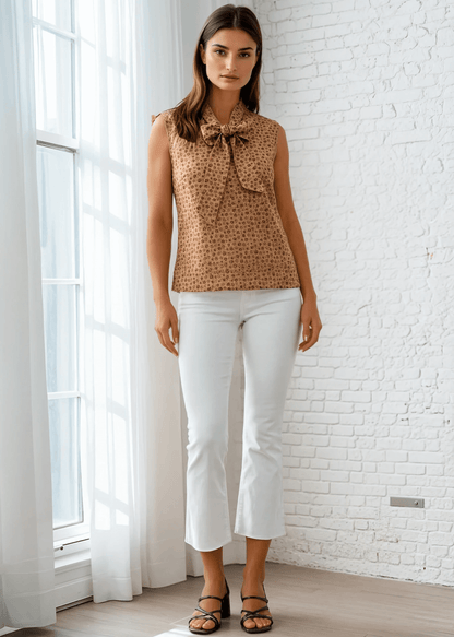 Paw Print Bow Top