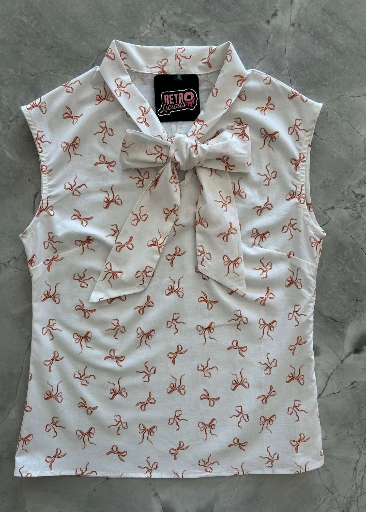 Pink Bows Bow Top
