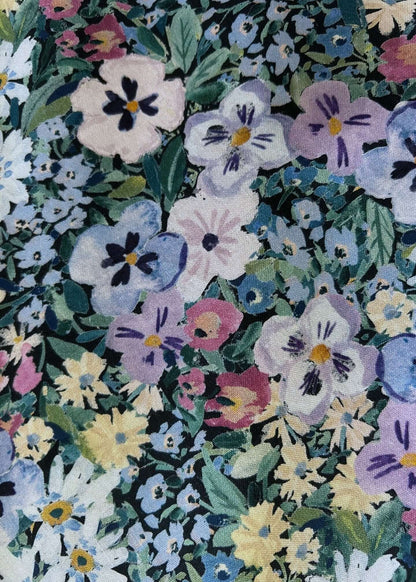 Painted Floral Vintage Dress