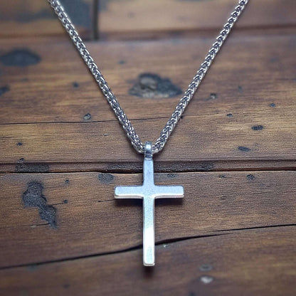 FAITH Classic Cross Necklace - Sterling Silver