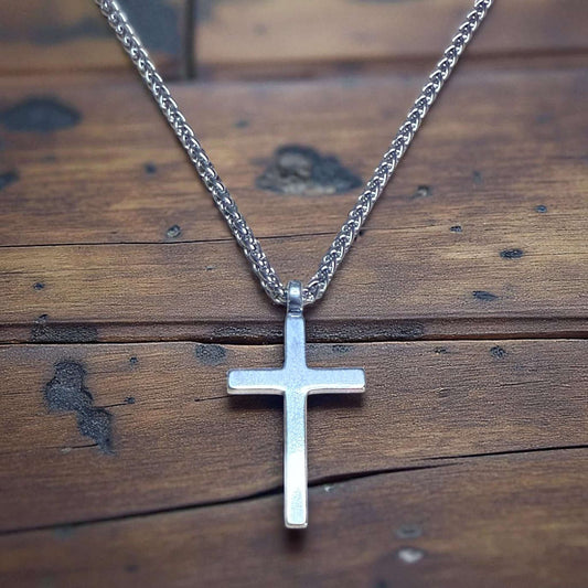 FAITH Classic Cross Necklace - Sterling Silver