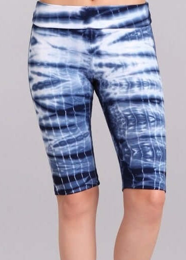 Ladies Longer Length Biker Shorts Made in USA