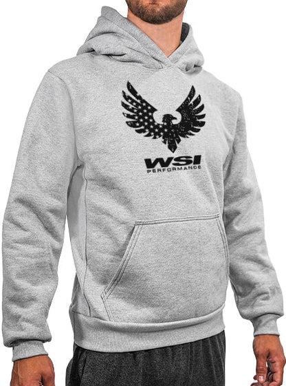 Distressed Flag Heavy Weight Fleece Hoodie