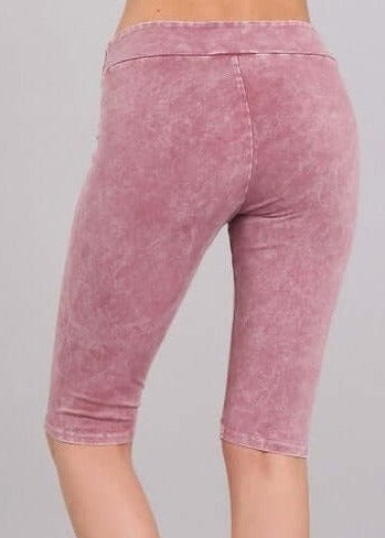 Ladies Longer Length Biker Shorts Made in USA