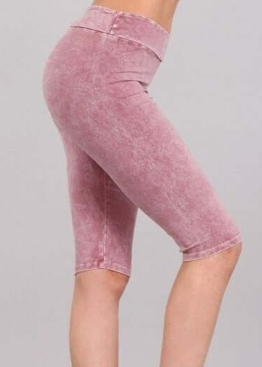 Ladies Longer Length Biker Shorts Made in USA