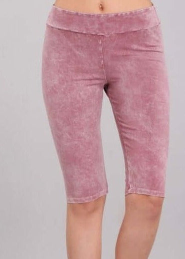 Ladies Longer Length Biker Shorts Made in USA