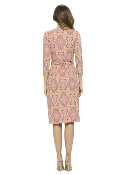 A Feminine Touch Jersey Wrap Dress Made in USA