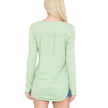 Soft All Season V-Neck Tee Made in USA