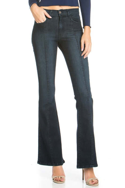 Rumor Has It Front Seam Flared Denim Jeans CLEARANCE FINAL SALE