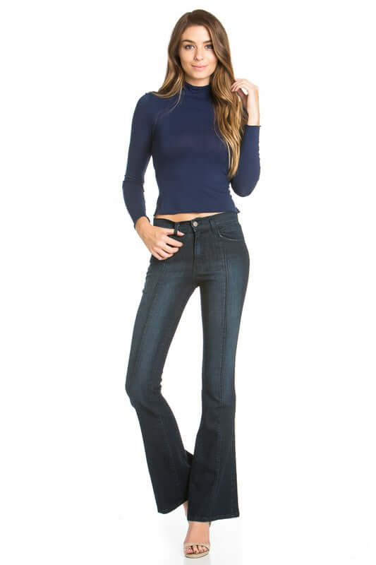 Rumor Has It Front Seam Flared Denim Jeans CLEARANCE FINAL SALE
