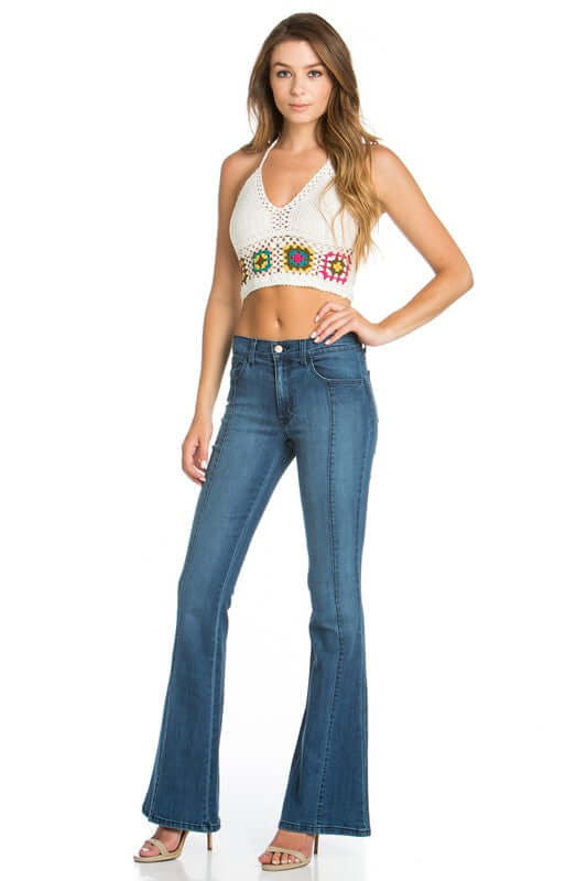 Rumor Has It Front Seam Flared Denim Jeans CLEARANCE FINAL SALE