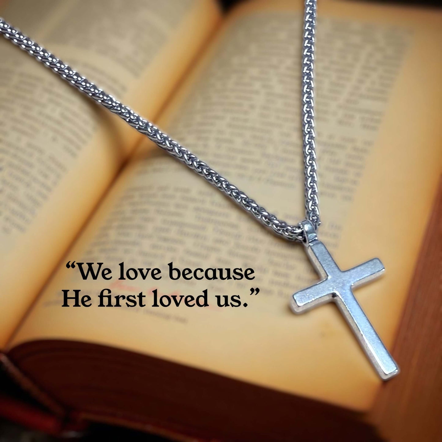 FAITH Classic Cross Necklace - Sterling Silver
