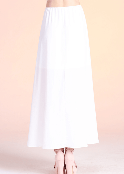 Washed Twill Cascade Maxi Skirt