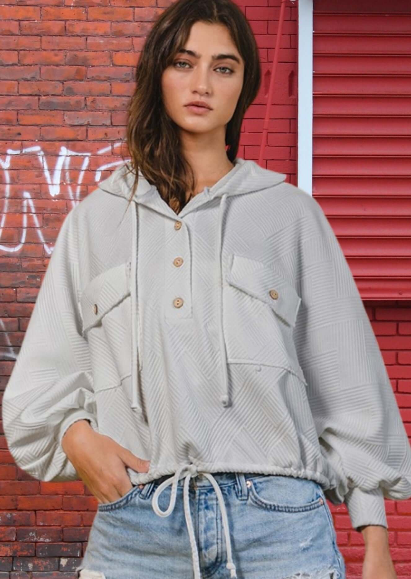 All Seasons Textured Pullover CLEARANCE FINAL SALE