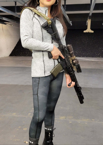 Blackout Camo Pocketed Legging