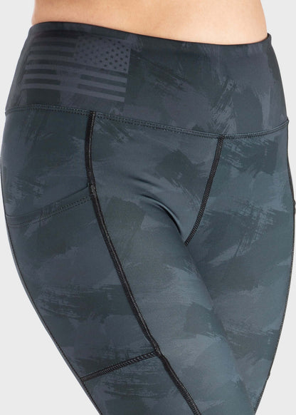 Blackout Camo Pocketed Legging