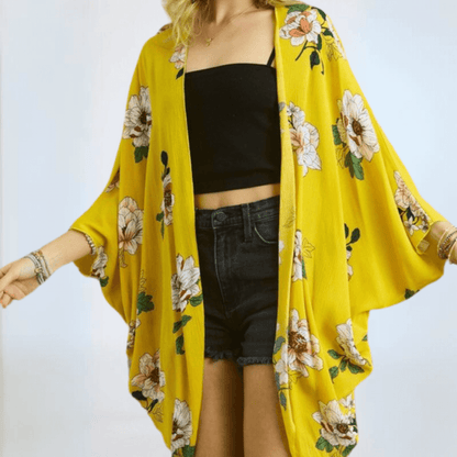 Cocoon Floral Kimono Cardigan CLEARANCE FINAL SALE
