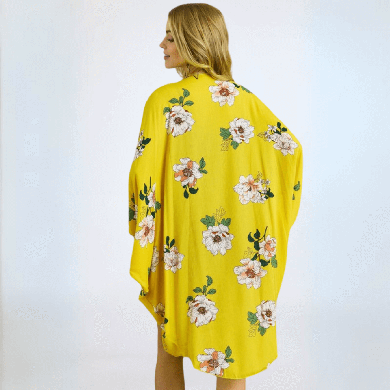 Cocoon Floral Kimono Cardigan CLEARANCE FINAL SALE