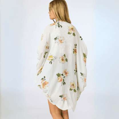 Cocoon Floral Kimono Cardigan CLEARANCE FINAL SALE